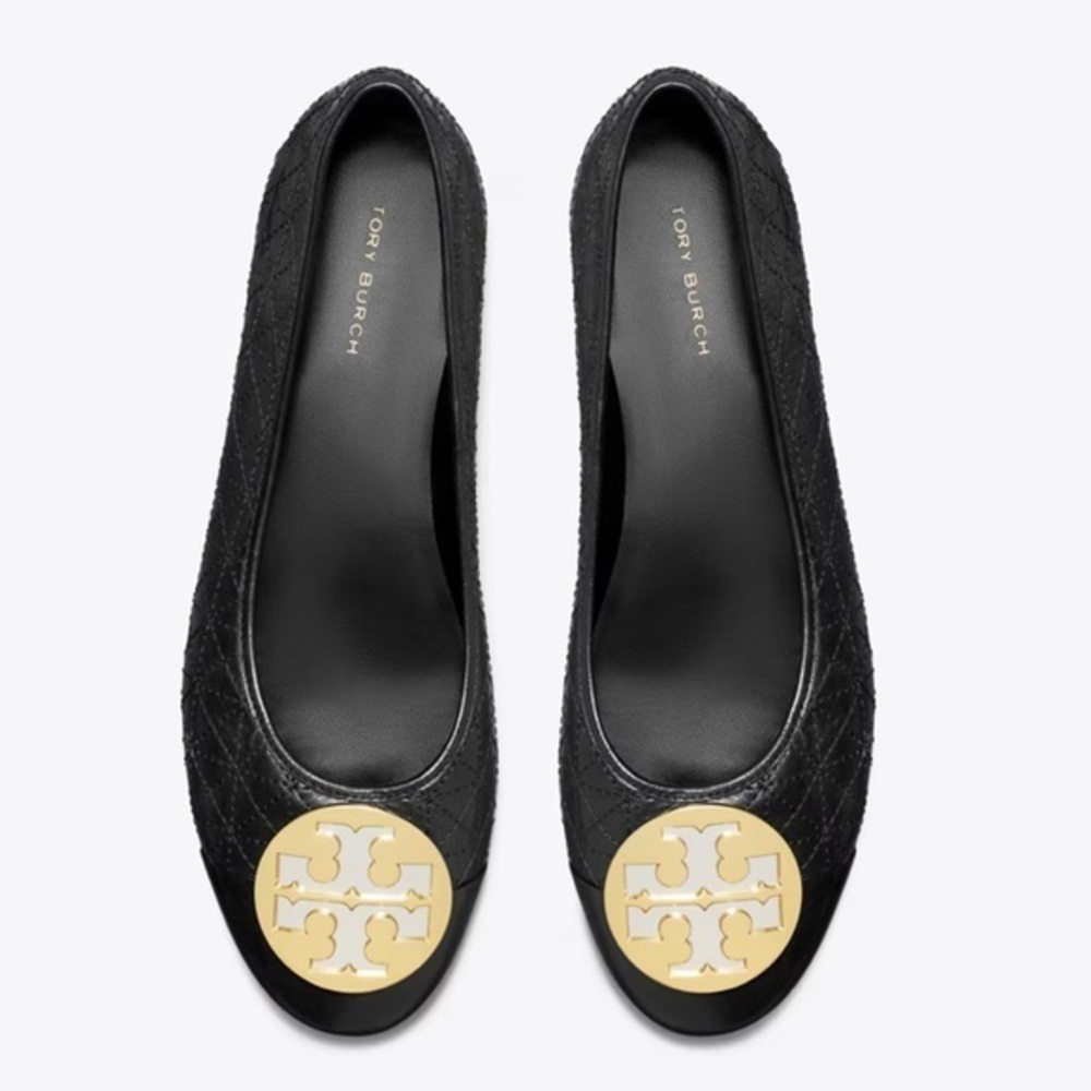 Tory Burch CLAIRE CAP-TOE QUILTED BALLET